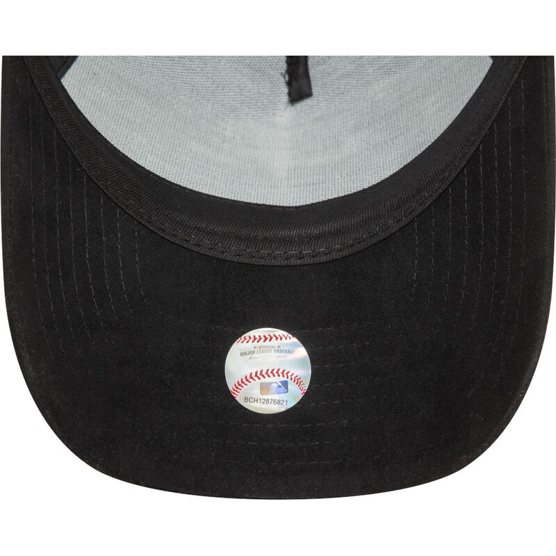cappello-curvo-nero-snapback-e-frame-faux-suede-dei-new-york-yankees-mlb-di-new-era cappello-curvo-nero-snapback-e-frame-faux-suede-dei-new-york-yankees-mlb-di-new-era