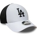 cappello-curvo-bianco-snapback-9forty-apex-sporty-dei-los-angeles-dodgers-mlb-di-new-era
