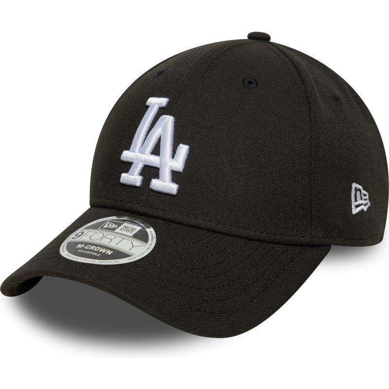 cappello-curvo-nero-snapback-9forty-m-crown-dei-los-angeles-dodgers-mlb-di-new-era