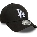 cappello-curvo-nero-snapback-9forty-m-crown-dei-los-angeles-dodgers-mlb-di-new-era
