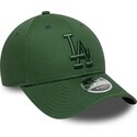 cappello-curvo-verde-snapback-9forty-m-crown-dei-los-angeles-dodgers-mlb-di-new-era