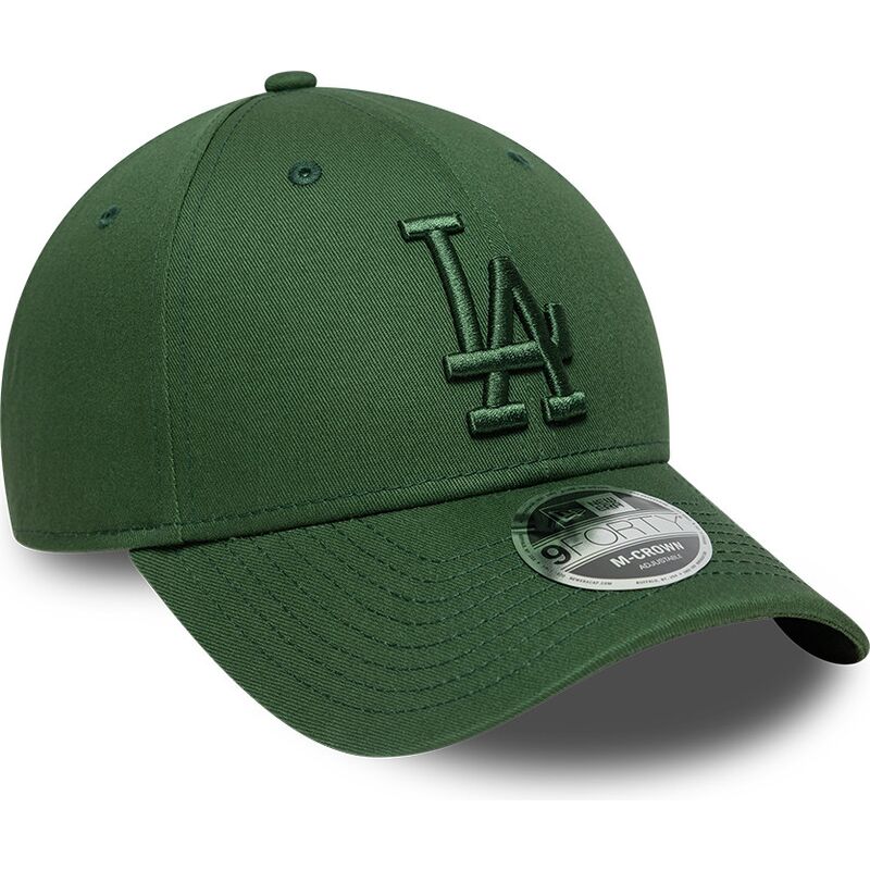 cappello-curvo-verde-snapback-9forty-m-crown-dei-los-angeles-dodgers-mlb-di-new-era