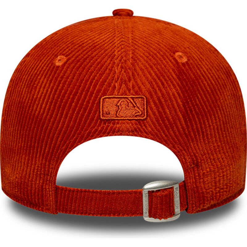 cappello-curvo-arancia-cinghia-regolabile-9forty-m-crown-cord-dei-los-angeles-dodgers-mlb-di-new-era