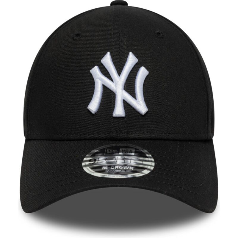 cappello-curvo-nero-snapback-9forty-m-crown-dei-new-york-yankees-mlb-di-new-era