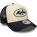 cappello-curvo-blu-marino-snapback-a-frame-oval-foam-patch-di-new-era