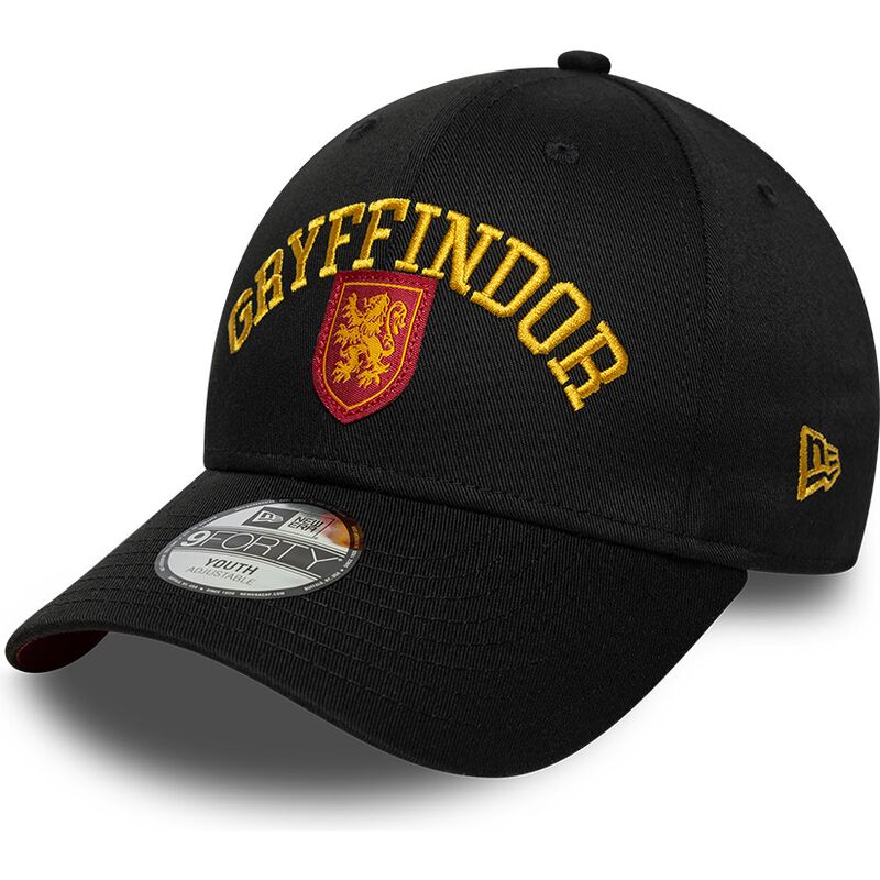 cappello-curvo-nero-snapback-per-bambino-9forty-wordmark-dei-gryffindor-harry-potter-di-new-era cappello-curvo-nero-snapback-per-bambino-9forty-wordmark-dei-gryffindor-harry-potter-di-new-era