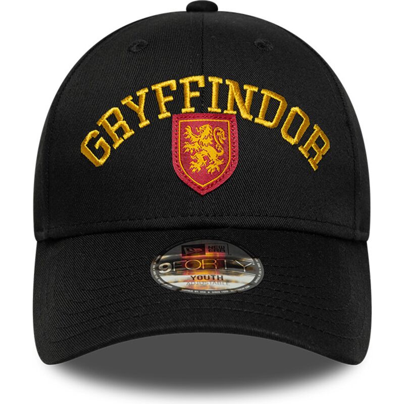 cappello-curvo-nero-snapback-per-bambino-9forty-wordmark-dei-gryffindor-harry-potter-di-new-era cappello-curvo-nero-snapback-per-bambino-9forty-wordmark-dei-gryffindor-harry-potter-di-new-era