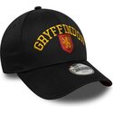 cappello-curvo-nero-snapback-per-bambino-9forty-wordmark-dei-gryffindor-harry-potter-di-new-era