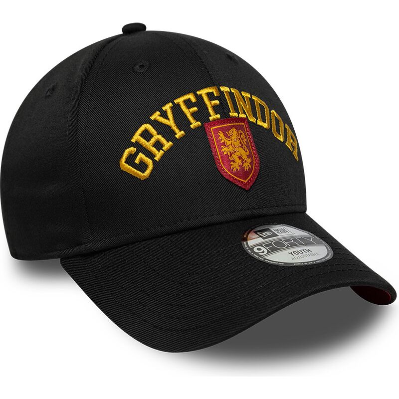 cappello-curvo-nero-snapback-per-bambino-9forty-wordmark-dei-gryffindor-harry-potter-di-new-era cappello-curvo-nero-snapback-per-bambino-9forty-wordmark-dei-gryffindor-harry-potter-di-new-era