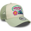 cappello-curvo-verde-snapback-per-bambino-a-frame-outdoor-di-new-era