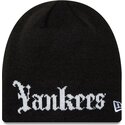cappello-nero-knit-skully-wordmark-dei-new-york-yankees-mlb-di-new-era