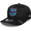 cappello-curvo-nero-snapback-multicolor-9seventy-stretch-snap-tpu-dei-fc-barcelona-laliga-di-new-era