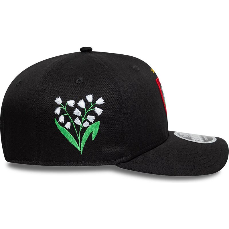 cappello-curvo-nero-snapback-9seventy-stretch-snap-lily-dei-rugby-club-toulonnais-french-rugby-federation-ffr-di-new-era