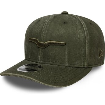 Cappello curvo verde snapback 9SEVENTY Stretch Snap Moto Guzzi di New Era