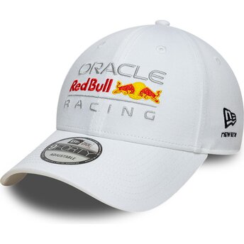 Cappello curvo bianco cinghia regolabile 9FORTY Core dei Red Bull Racing Formula 1 di New Era