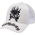 cappello-curvo-bianco-snapback-gothic-skull-in-flames-di-ed-hardy