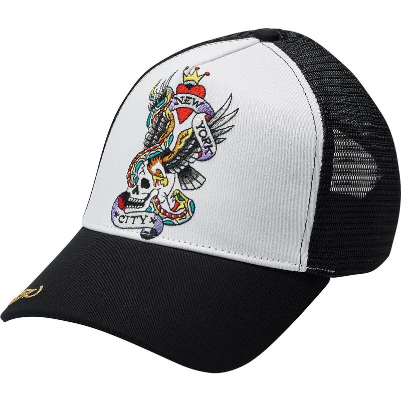 cappello-curvo-nero-snapback-nyc-di-ed-hardy