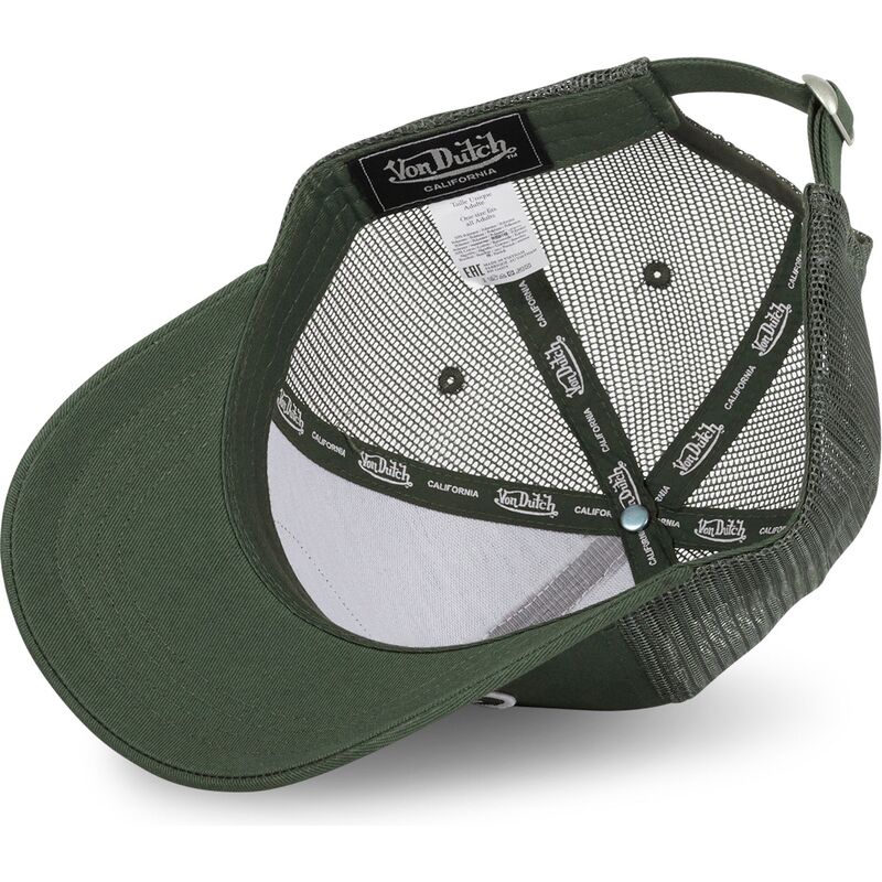 cappello-curvo-verde-cinghia-regolabile-lof-b23-di-von-dutch