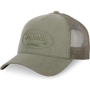 Cappello curvo verde snapback LOG09 di Von Dutch