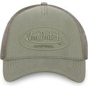 cappello-curvo-verde-snapback-log09-di-von-dutch