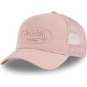 cappello-curvo-rosa-snapback-log10-di-von-dutch