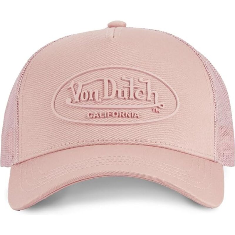 cappello-curvo-rosa-snapback-log10-di-von-dutch