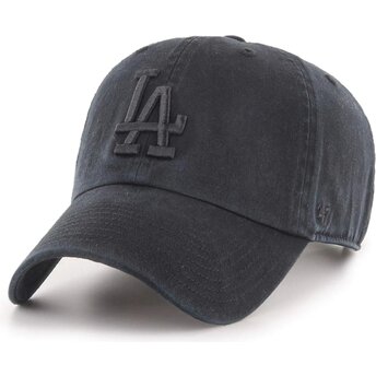 Cappello curvo nero cinghia regolabile Clean Up Tonal dei Los Angeles Dodgers MLB di 47 Brand