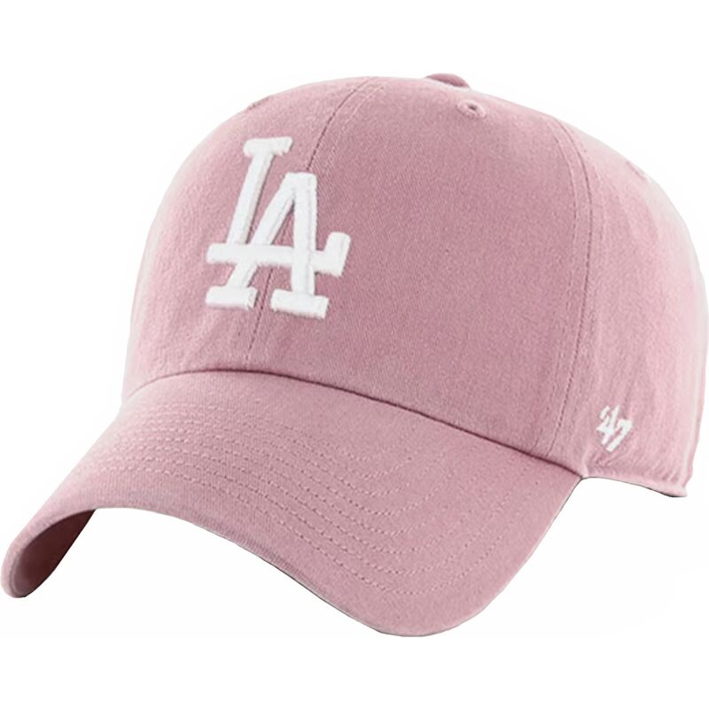 cappello-curvo-rosa-cinghia-regolabile-clean-up-mauve-dei-los-angeles-dodgers-mlb-di-47-brand cappello-curvo-rosa-cinghia-regolabile-clean-up-mauve-dei-los-angeles-dodgers-mlb-di-47-brand