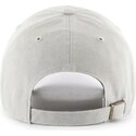 cappello-curvo-grigio-cinghia-regolabile-clean-up-no-loop-label-dei-new-york-yankees-mlb-di-47-brand