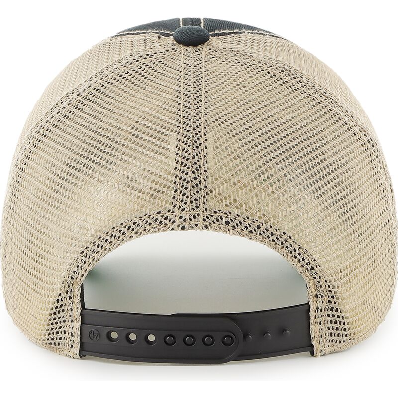 cappello-curvo-nero-snapback-clean-up-trawler-dei-new-york-yankees-mlb-di-47-brand cappello-curvo-nero-snapback-clean-up-trawler-dei-new-york-yankees-mlb-di-47-brand