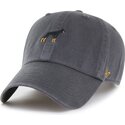 cappello-curvo-grigio-cinghia-regolabile-clean-up-base-runner-icon-dog-di-47-brand