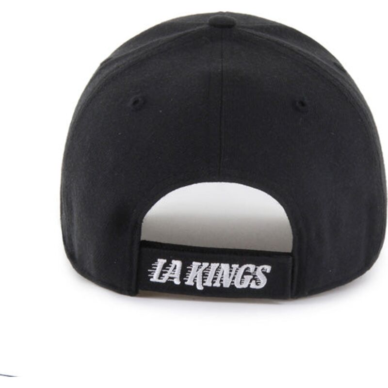 cappello-curvo-nero-cinghia-regolabile-mvp-essential-dei-los-angeles-kings-nhl-di-47-brand