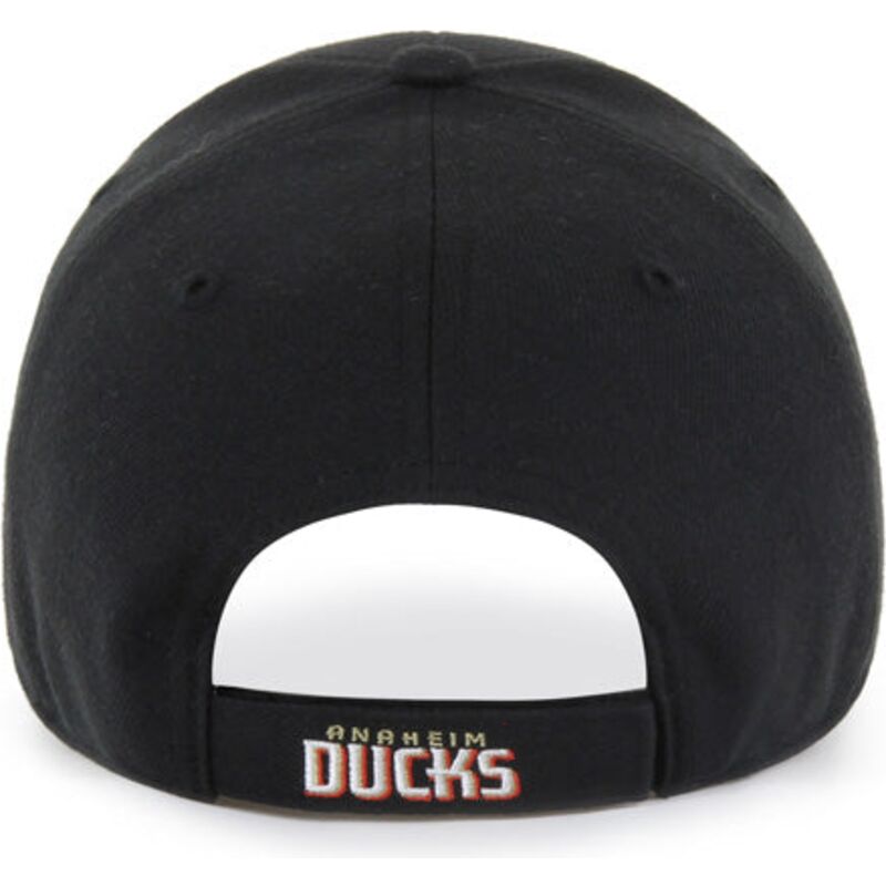 cappello-curvo-nero-cinghia-regolabile-mvp-essential-dei-anaheim-ducks-nhl-di-47-brand