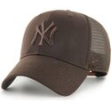 cappello-curvo-marrone-snapback-mvp-branson-dei-new-york-yankees-mlb-di-47-brand