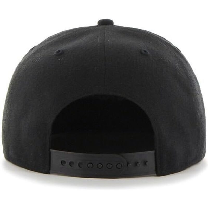 cappello-piatto-nero-snapback-captain-no-shot-dei-new-york-yankees-mlb-di-47-brand cappello-piatto-nero-snapback-captain-no-shot-dei-new-york-yankees-mlb-di-47-brand