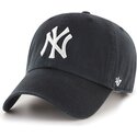 cappellino-curvo-nero-dei-new-york-yankees-mlb-clean-up-di-47-brand
