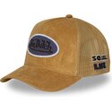 cappello-curvo-marrone-snapback-fur17-di-von-dutch