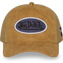 cappello-curvo-marrone-snapback-fur17-di-von-dutch