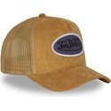 cappello-curvo-marrone-snapback-fur17-di-von-dutch