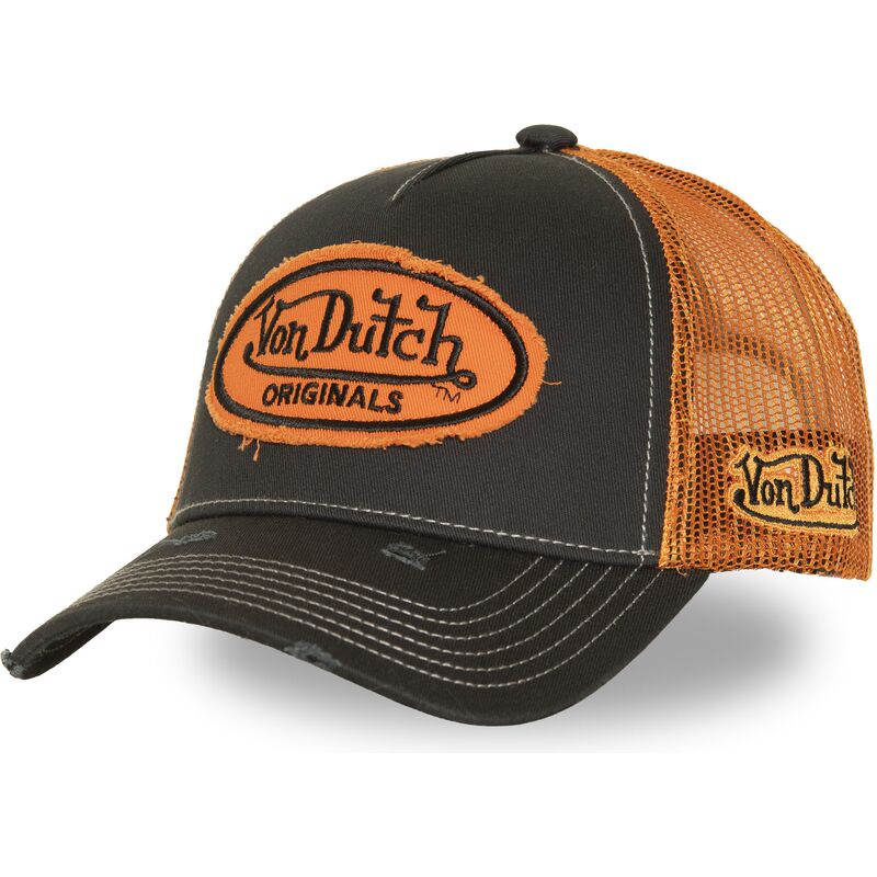 cappello-curvo-nero-snapback-urb05-di-von-dutch