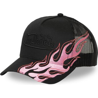 Cappello curvo nero snapback FEU di Von Dutch