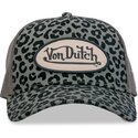 cappello-curvo-leopardato-snapback-vekle-di-von-dutch