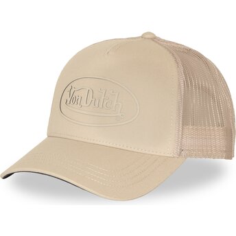 Cappello curvo beige snapback LOG23 di Von Dutch