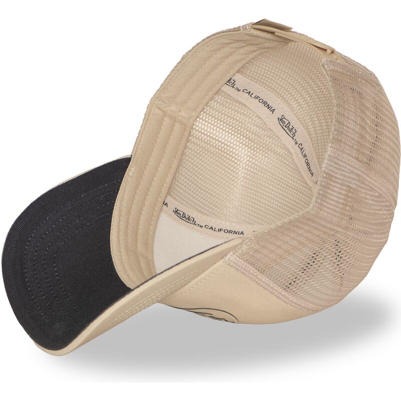 cappello-curvo-beige-snapback-log23-di-von-dutch
