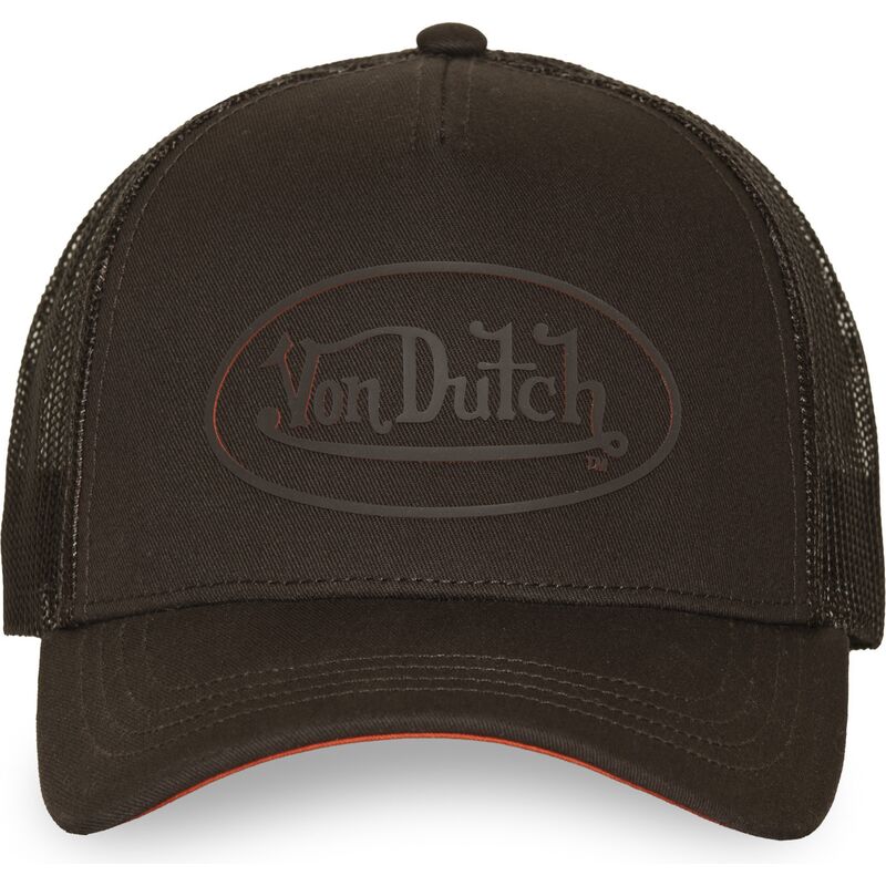 cappello-curvo-marrone-snapback-log24-di-von-dutch