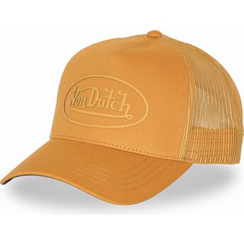 Cappello curvo arancia snapback LOG25 di Von Dutch