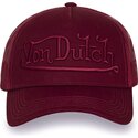 cappello-curvo-rosso-snapback-emb07-di-von-dutch