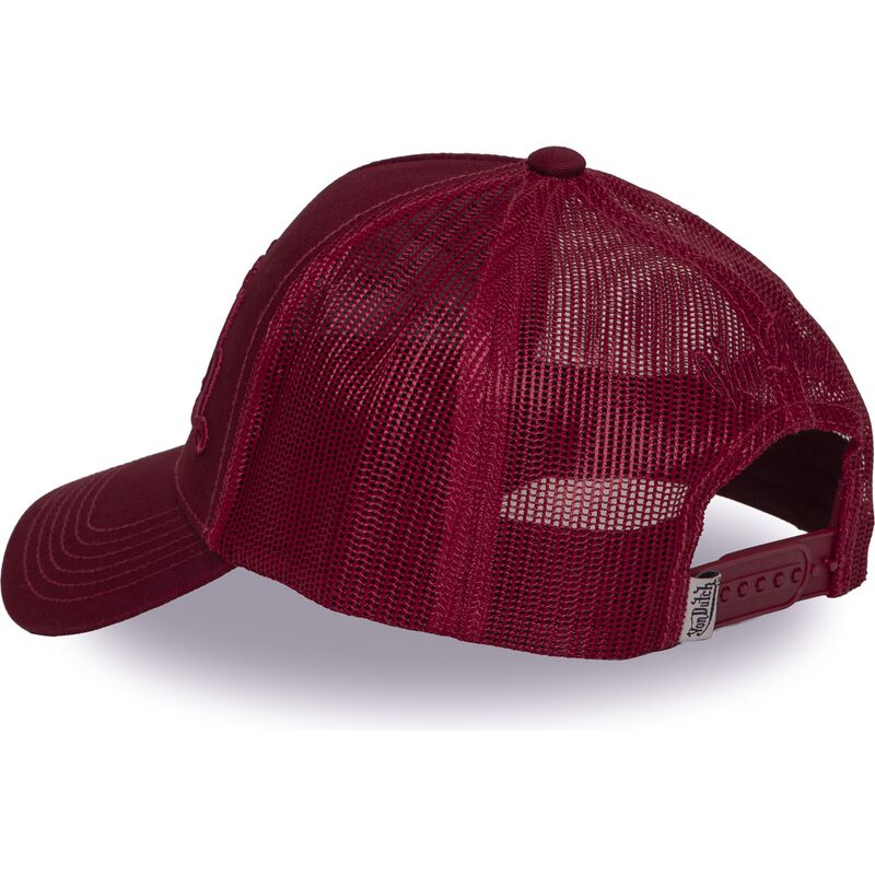 cappello-curvo-rosso-snapback-emb07-di-von-dutch