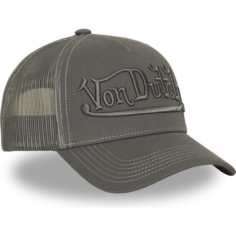 cappello-curvo-grigio-snapback-emb08-di-von-dutch