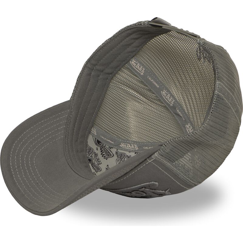 cappello-curvo-grigio-snapback-emb08-di-von-dutch